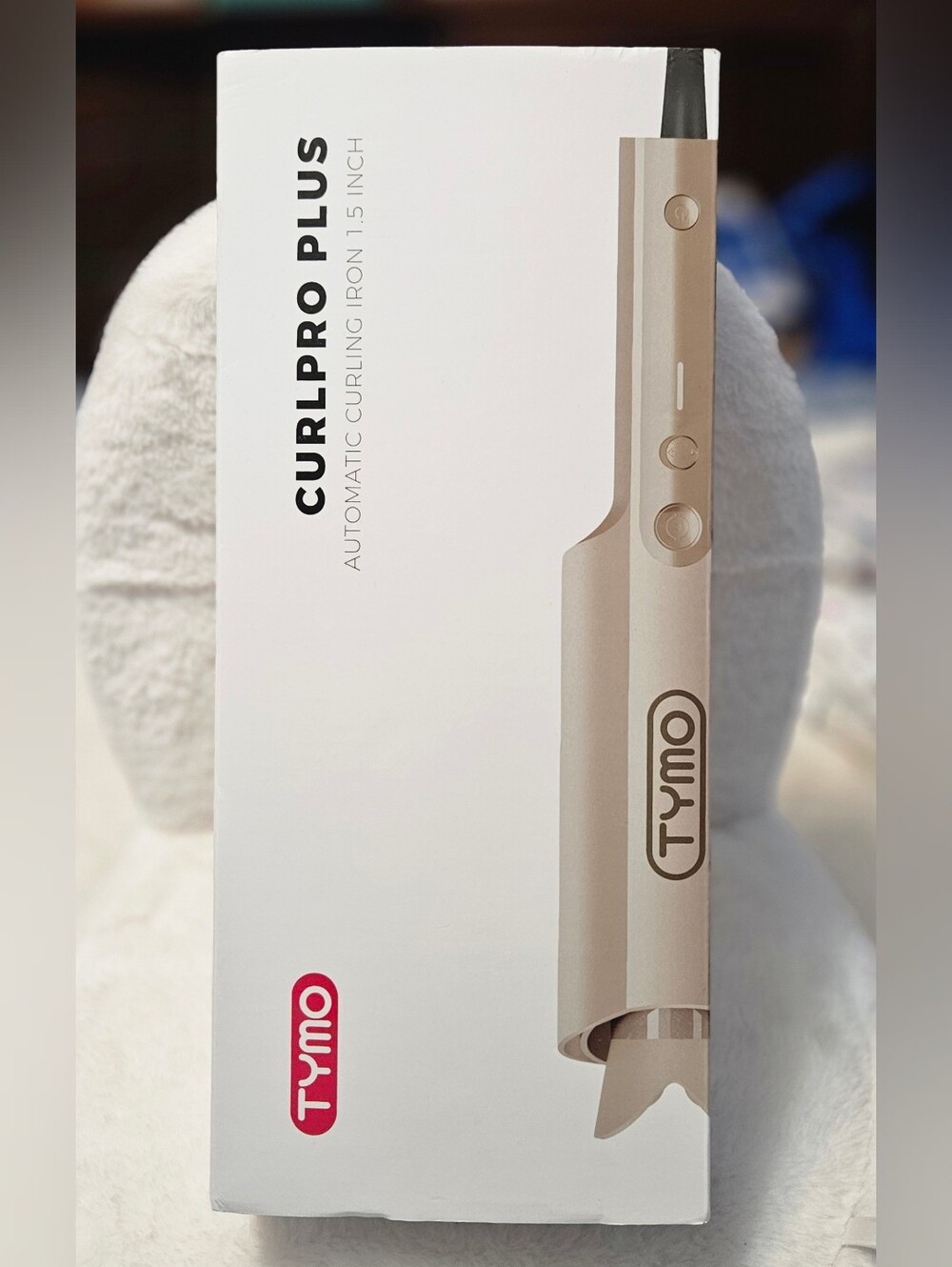 TYMO CurlPro Plus Automatic Curling Iron - Champagne 1.5 Inch